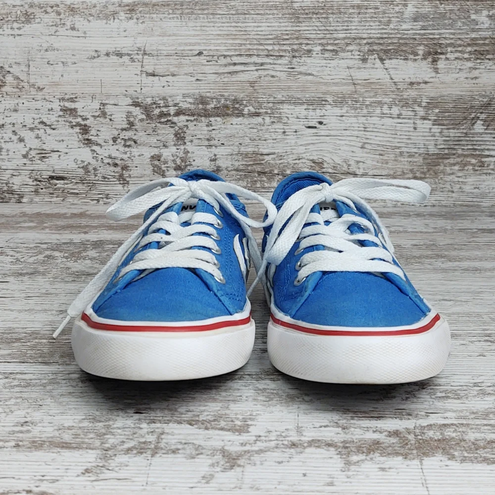 🟦Sz 2 Converse Star Replay Blue Tropic Canvas Sneakers - Picture 8 of 15